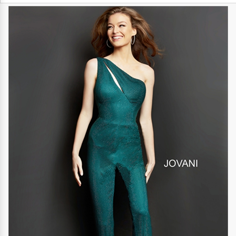 Jovani Jumpsuit 09018 Green size 4